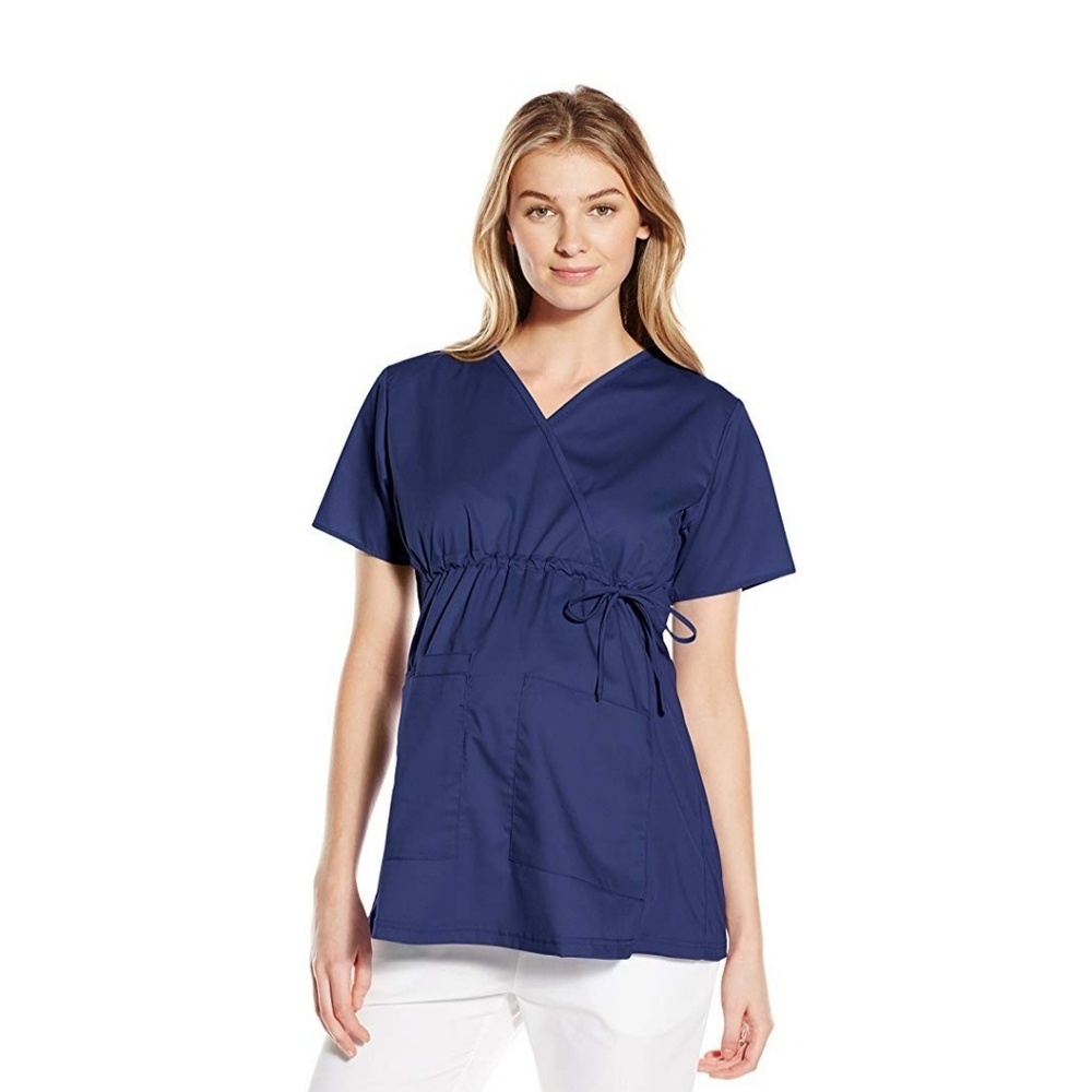 Wonderwink Maternity scrub top Navy-Medium